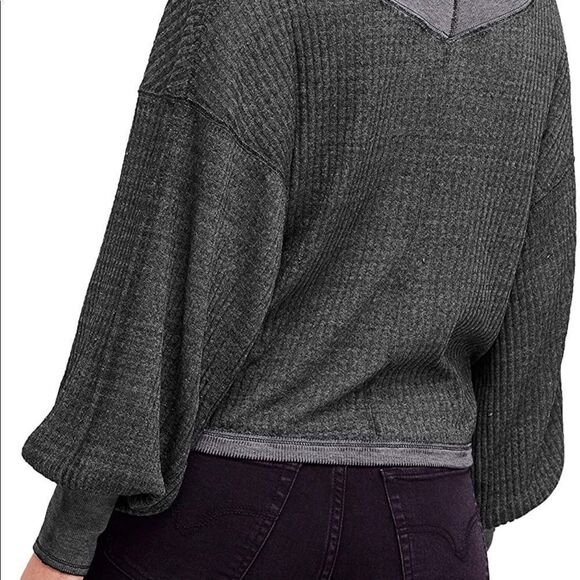 Free People We The Free South Side Thermal V-Neck - Picture 2 of 8